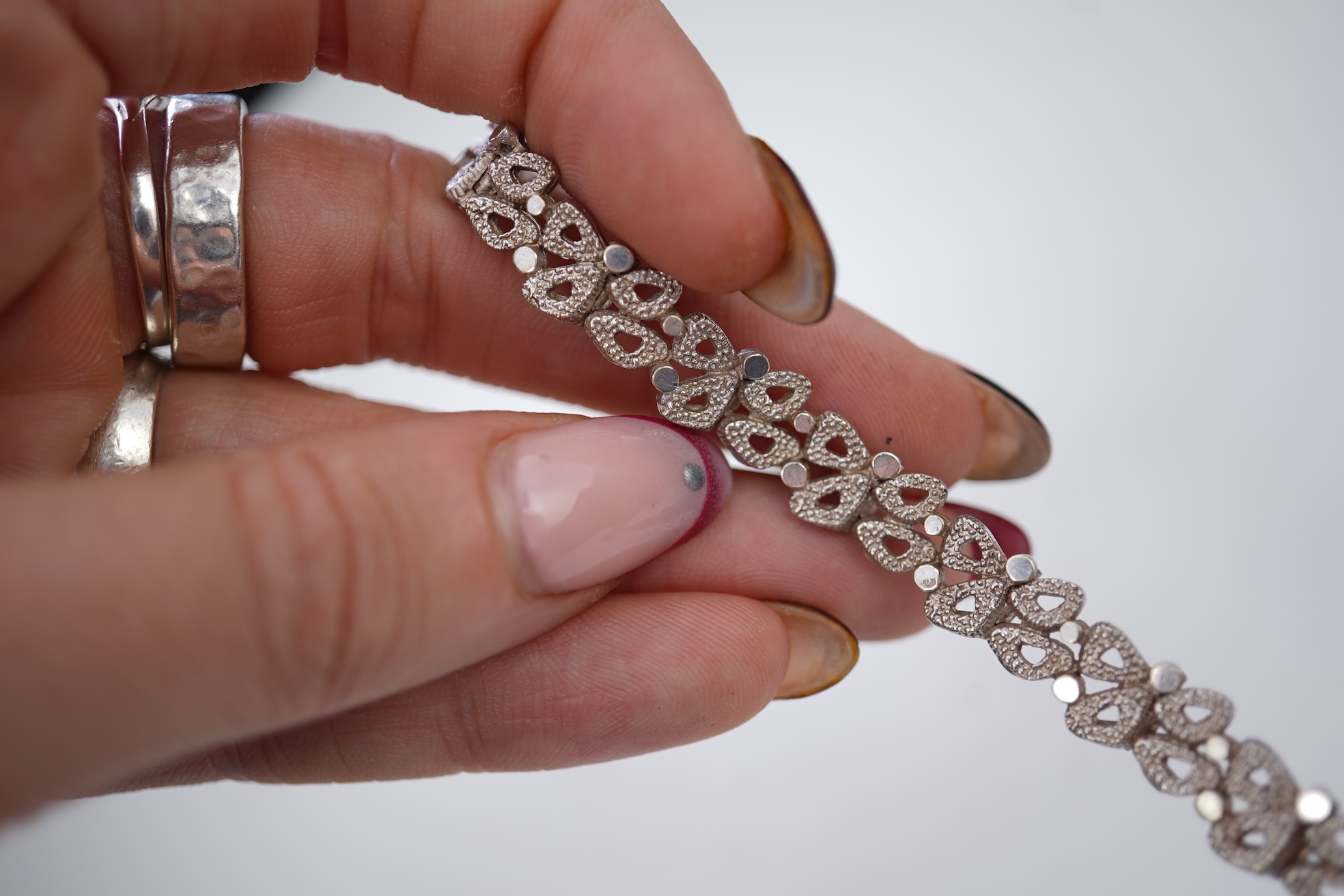 A 9ct gold bracelet, circa 1970